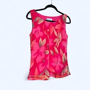 Dressbarn Vintage 2-piece floral-print skirt and top set - small